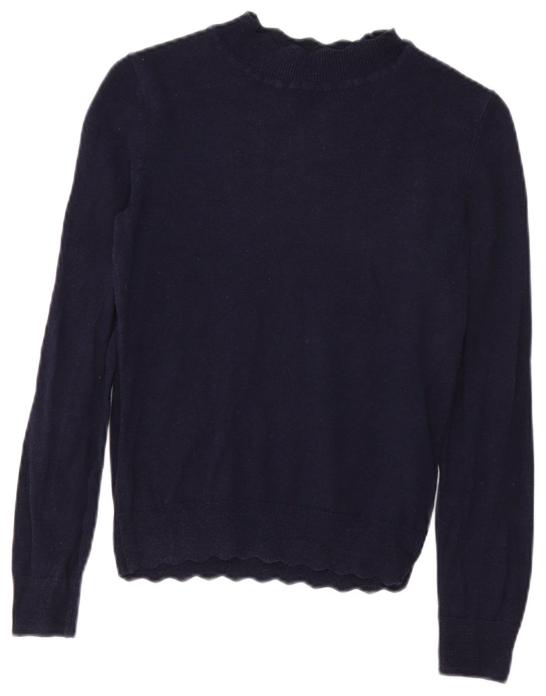 Oasis Jersey con Cuello Alto para Mujer UK 10 Small Azul Marino