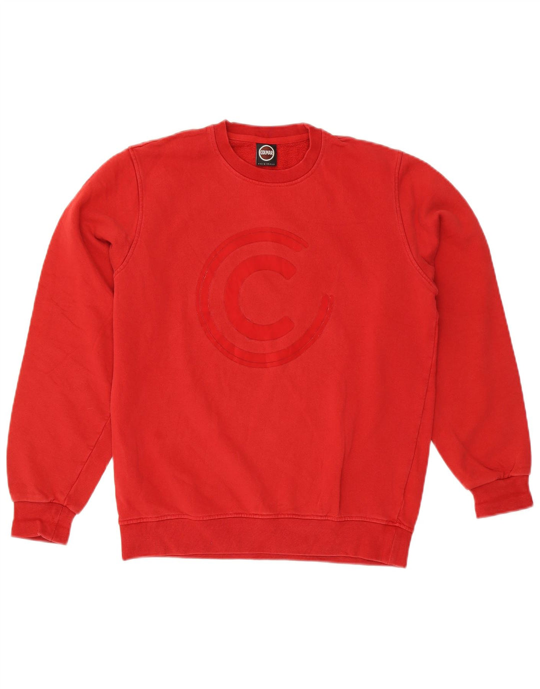 Colmar Hombre Sudadera Estampada Jersey Grande Algodón Rojo