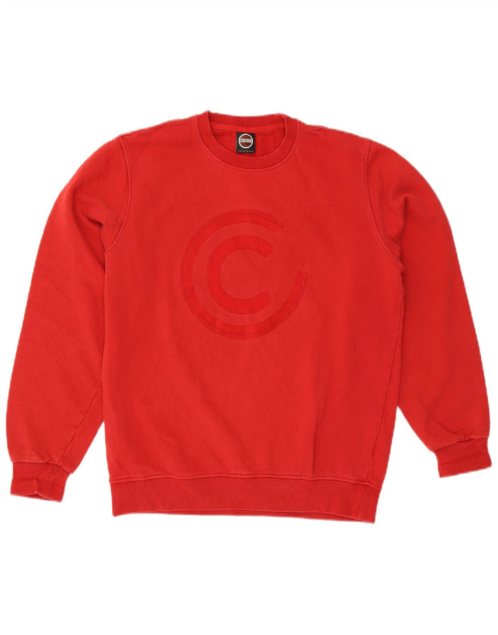 Colmar Hombre Sudadera Estampada Jersey Grande Algodón Rojo