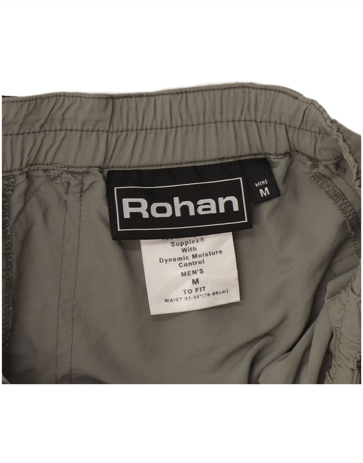Rohan Hombre Pantalones Cargo Recto Impermeables Mediano W32 L29 Caqui