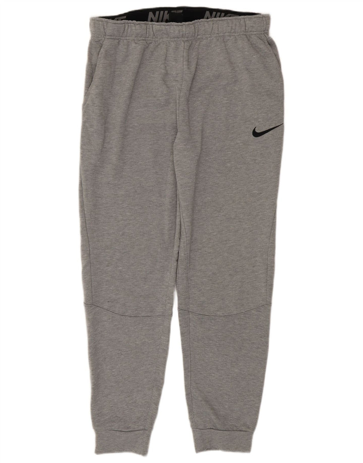 Nike Hombre Dri Fit Chándal Pantalones Joggers Grande Gris Poliéster