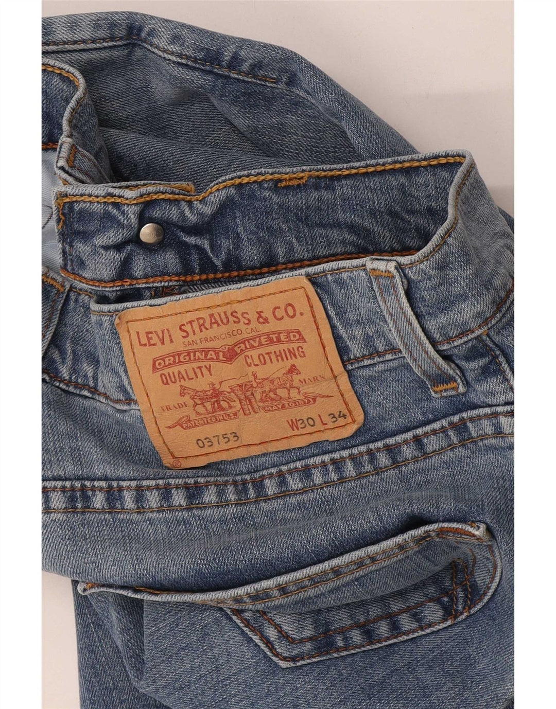 Vaqueros Levi's Hombre Rectos W30 L34 Azul