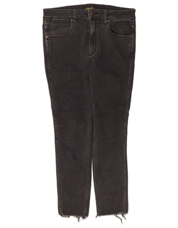Vaqueros Wrangler Mujer Cropped W32 L25 Algodón Negro