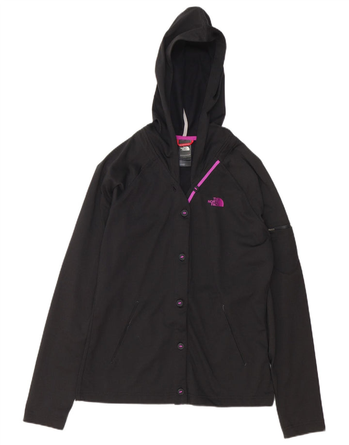 The North Face - Chaqueta de chándal con capucha para mujer, talla 40, talla M, color negro