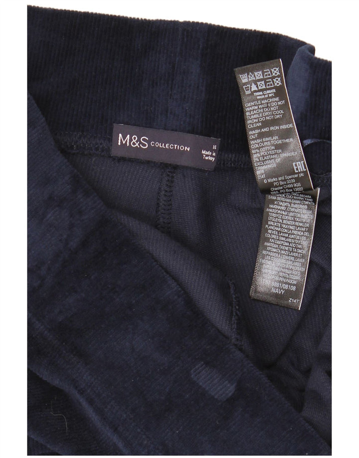 Marks & Spencer Leggings para mujer Reino Unido 46 Grande Algodón azul marino