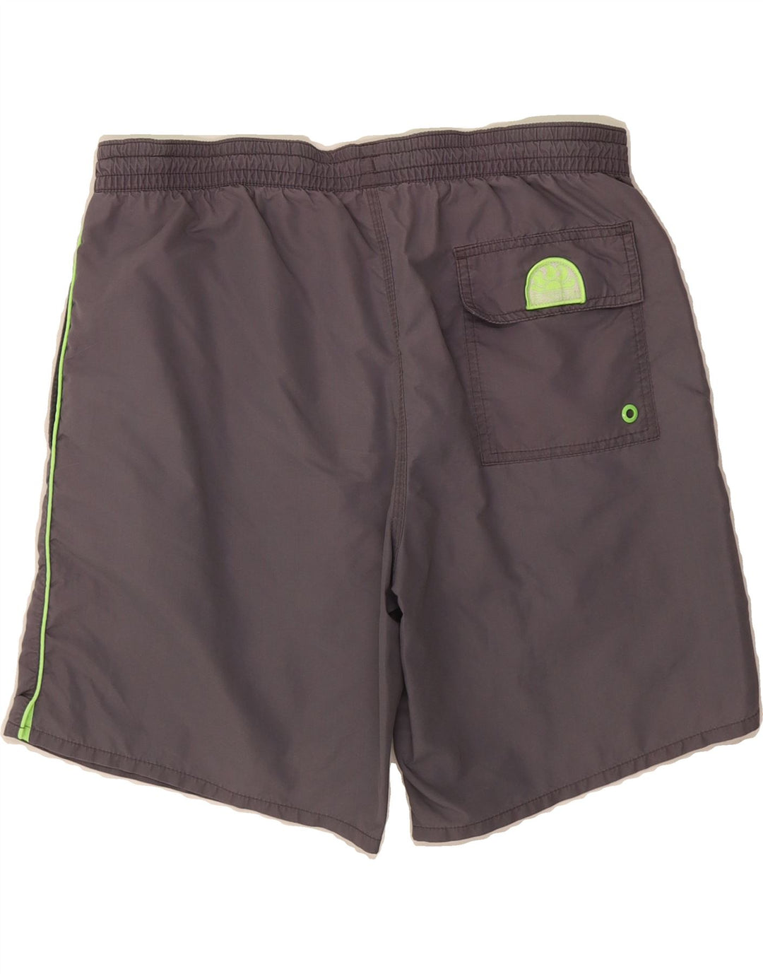 SUNDEK Mens Graphic Swimming Shorts Medium Grey Polyester Vintage Sundek and Second-Hand Sundek from Messina Hembry 