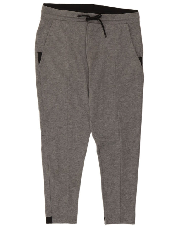 Zara Mujer Pantalón Chándal ES 40 XL Poliéster Color Block Gris