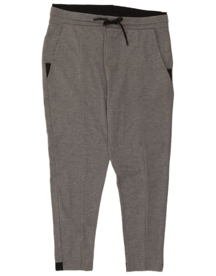 Zara Mujer Pantalón Chándal ES 40 XL Poliéster Color Block Gris