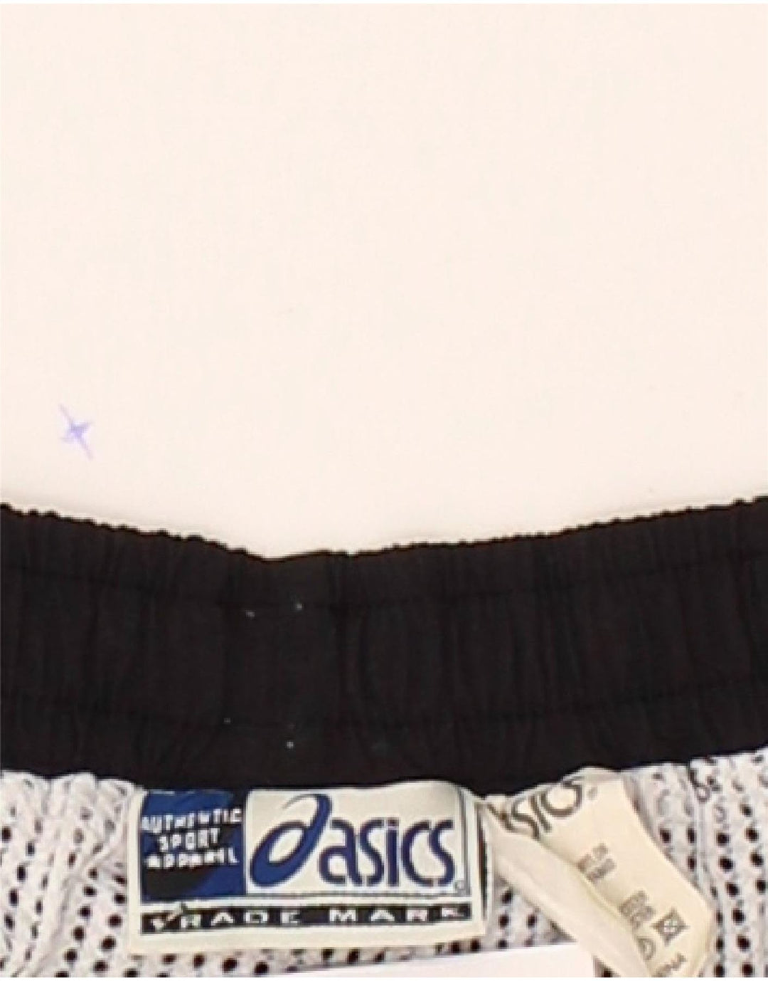 ASICS Boys Graphic Sport Shorts 14-15 Years  Black Polyester Vintage Asics and Second-Hand Asics from Messina Hembry 