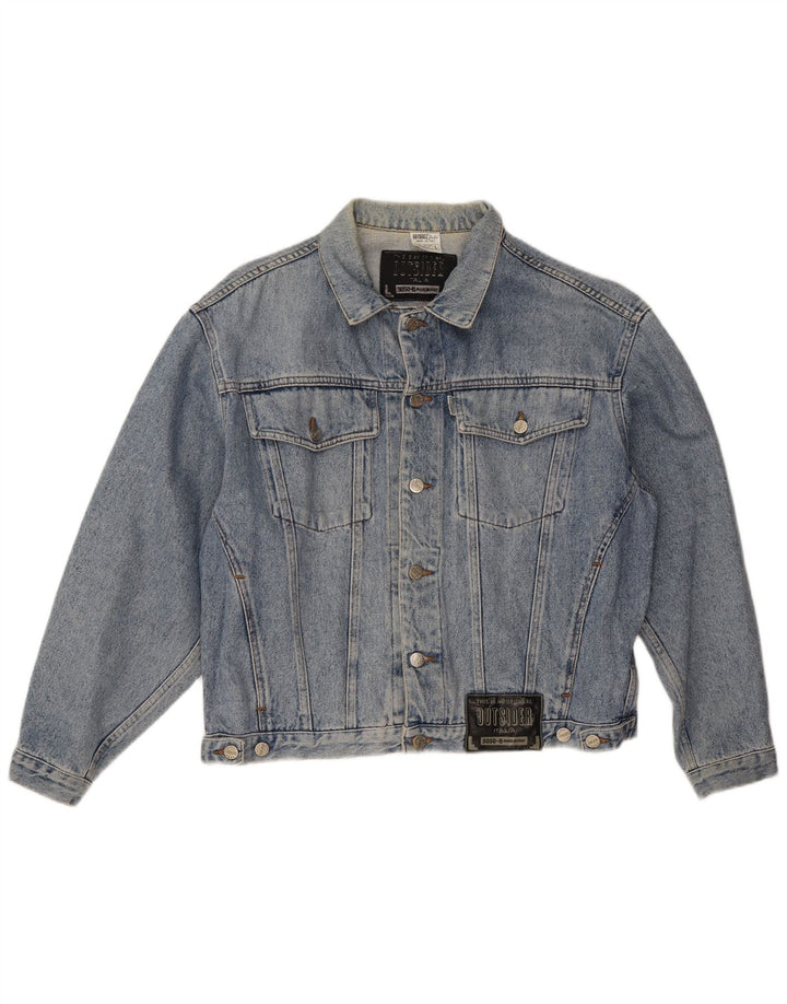 Outsider Chaqueta vaquera para hombre UK 40 Grande Algodón azul