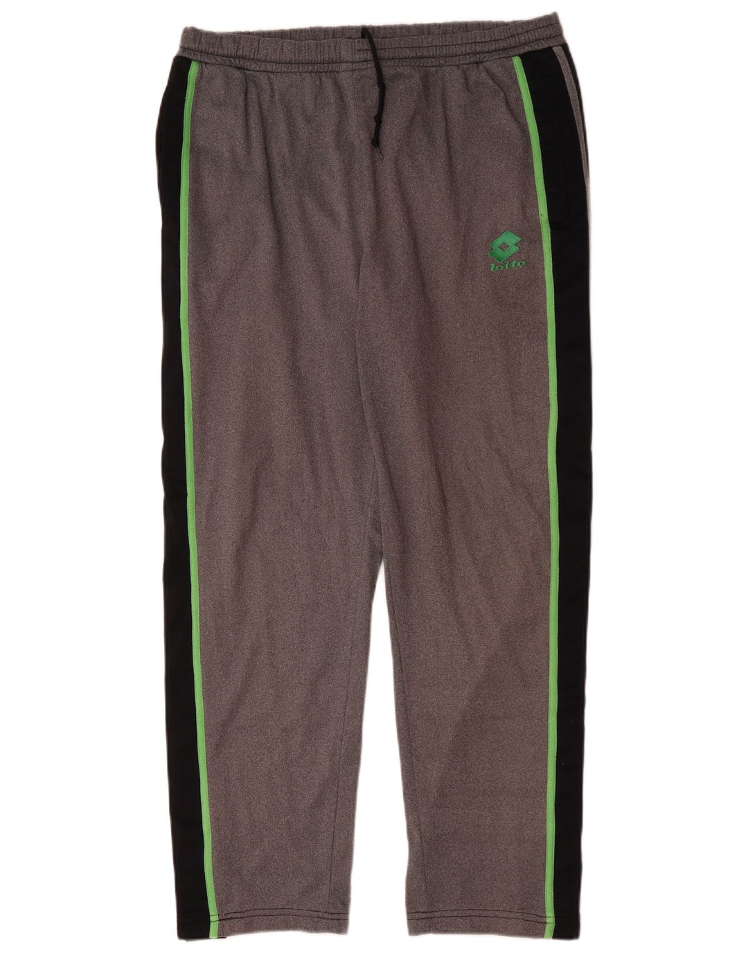 Lotto Pantalones de chándal para hombre UK 40/42 Large Gris Colorblock Poliéster