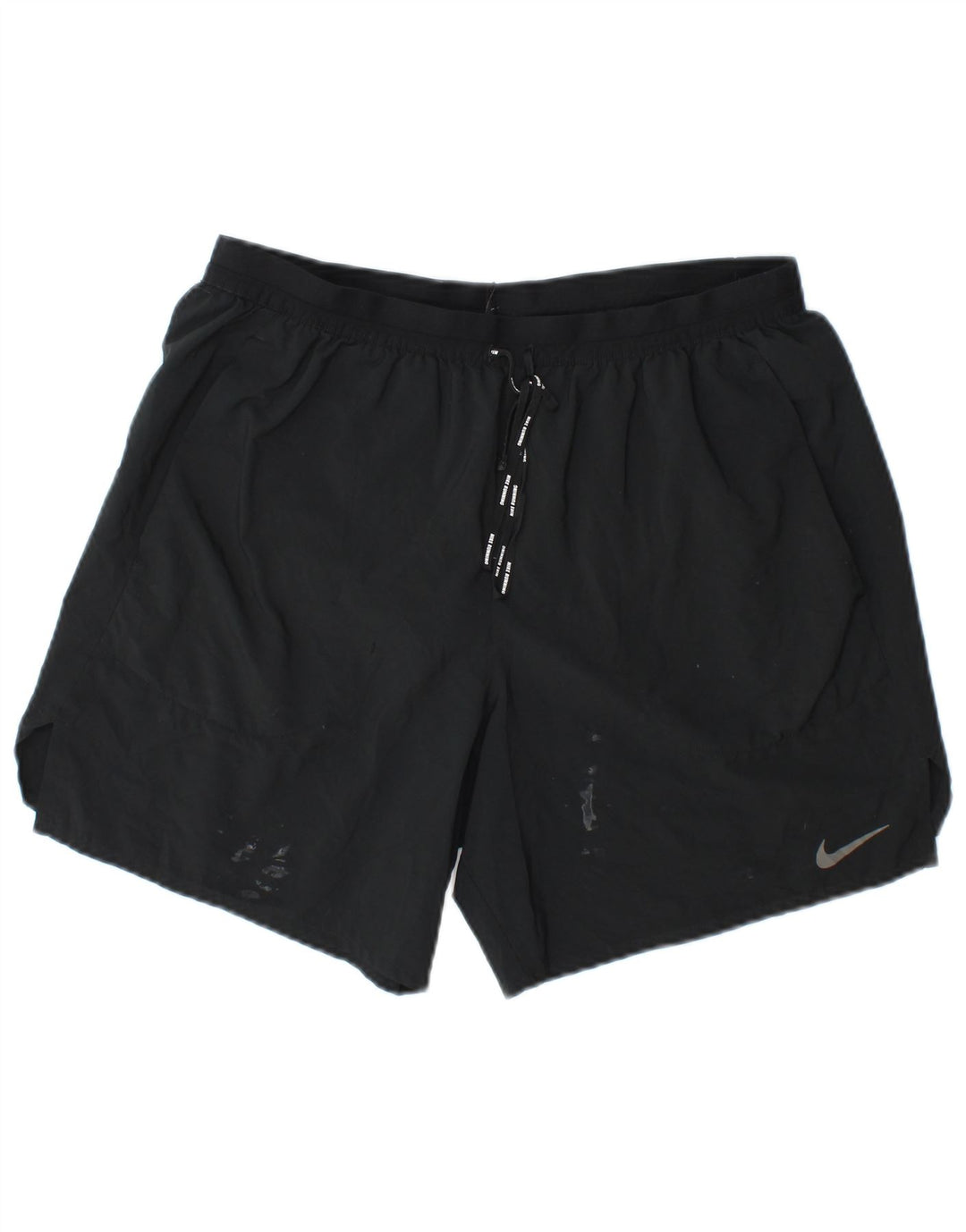 Nike - Pantalones cortos deportivos Dri Fit para hombre, talla grande, poliéster, color azul marino