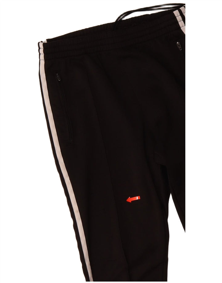 ADIDAS Womens Tracksuit Trousers UK 12 Medium  Black Polyester