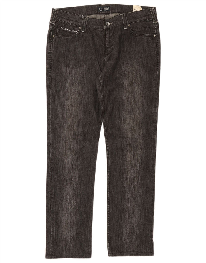 Vaqueros Armani Mujer Rectos W29 L28 Gris