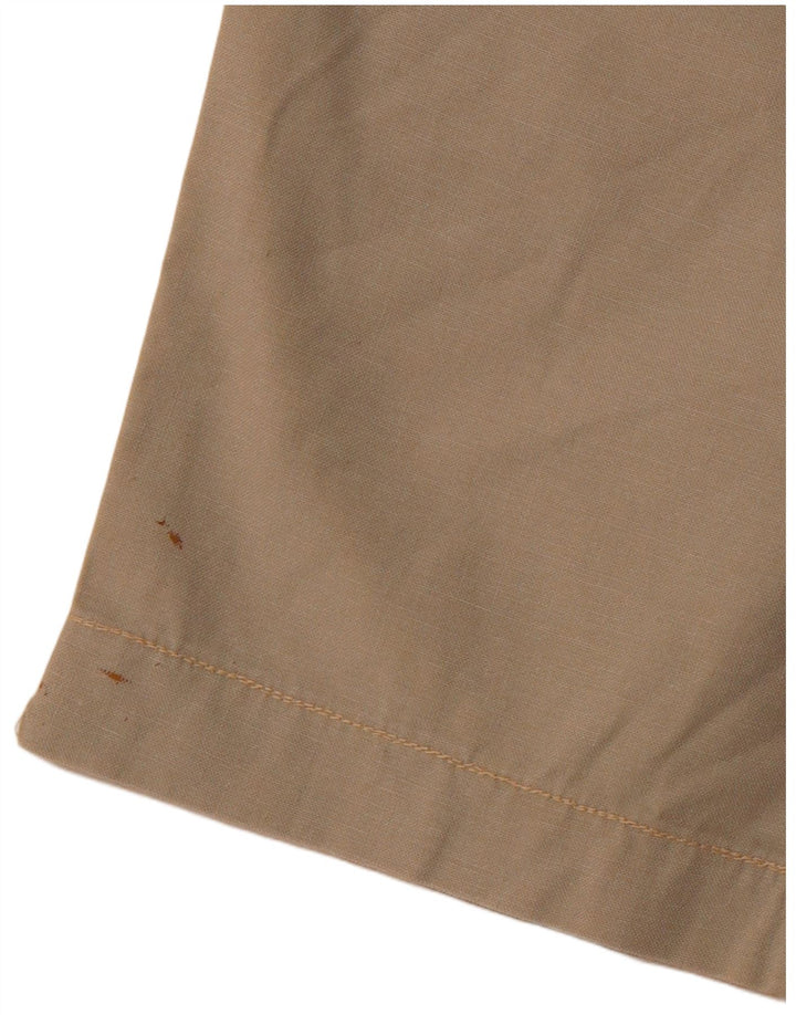 COLUMBIA Pantalón Cargo Recto Mujer Mediano W30 L29 Algodón Beige