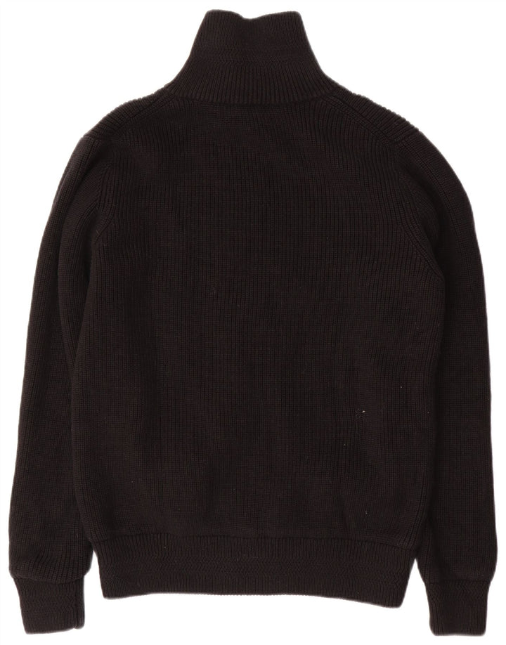 Pacific Trail Suéter tipo cárdigan para hombre Algodón negro mediano