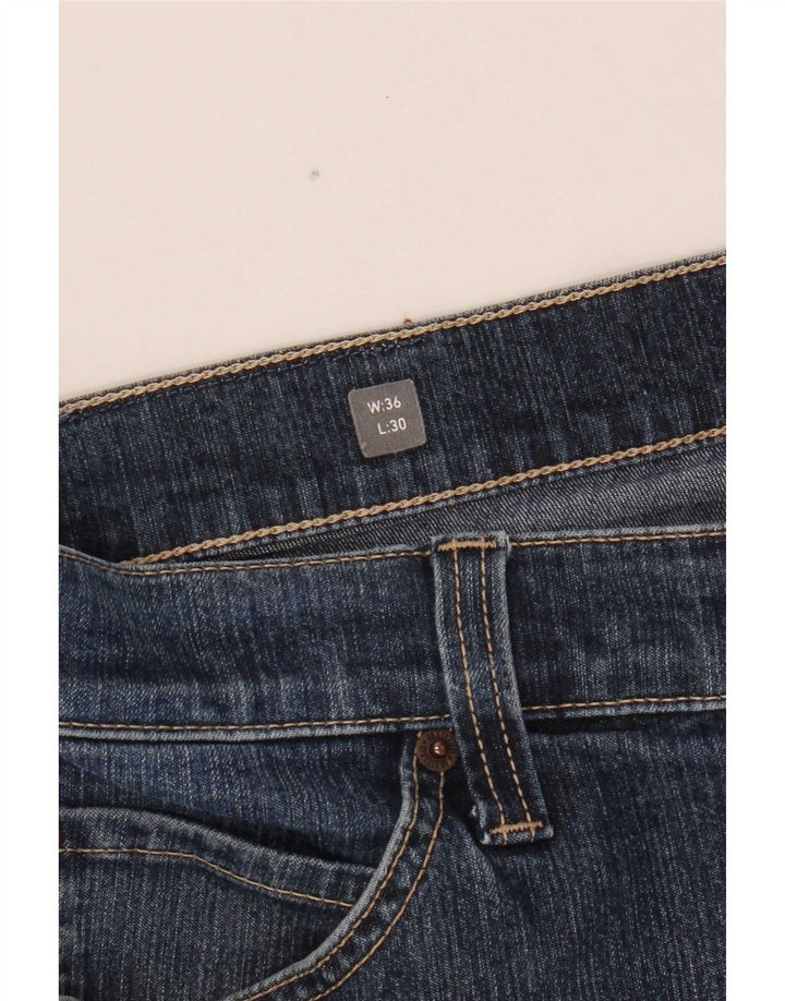Mustang Vaqueros Slim Tramper para Hombre W36 L30 Azul