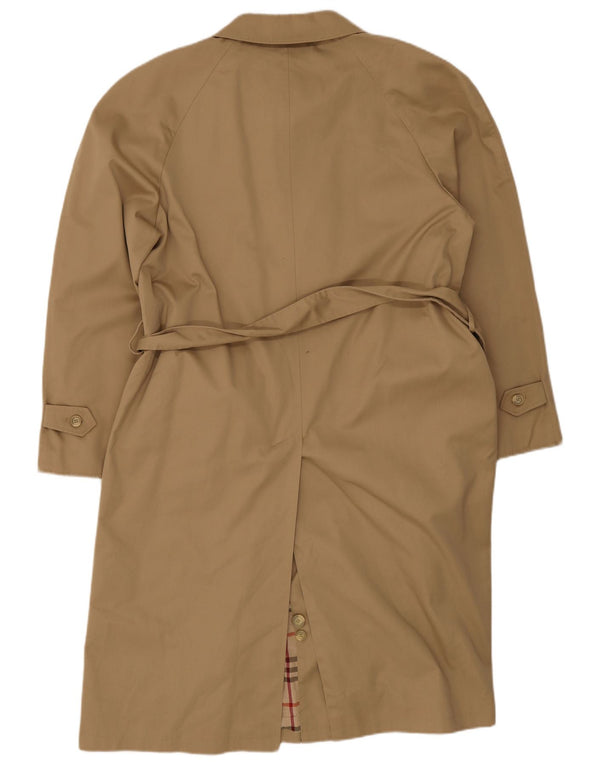 Gabardina vintage para hombre IT 50 algodón beige grande