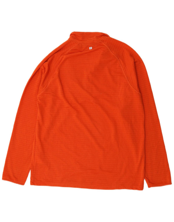 Top de chándal tipo jersey para hombre de Mountain Warehouse, talla grande, a rayas naranjas