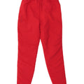 Ellesse Pantalones cortavientos con estribo para mujer US 6 Medium Red Nylon