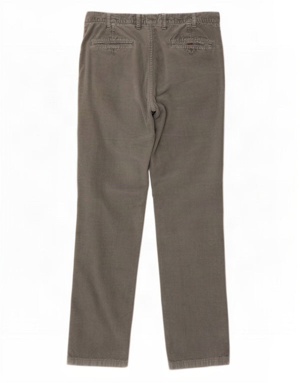 Barbour Mens Regular Corduroy Trousers W34 L32 Grey