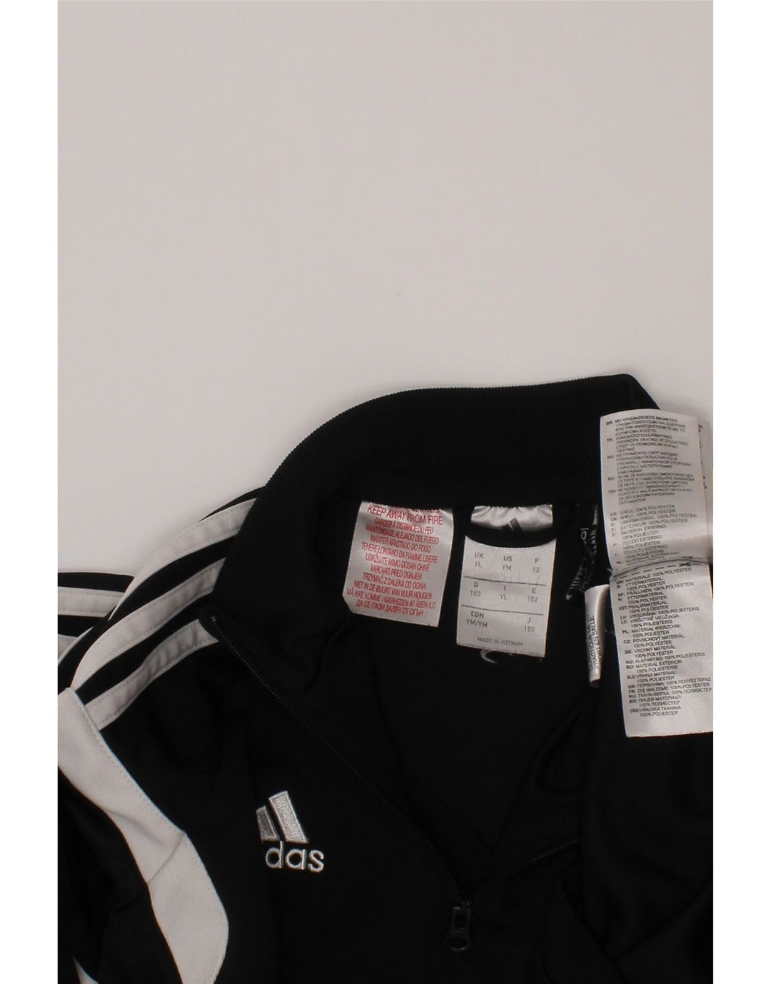 Adidas Chicos Climacool Jersey Chándal Top 11-12 Años Grande Negro