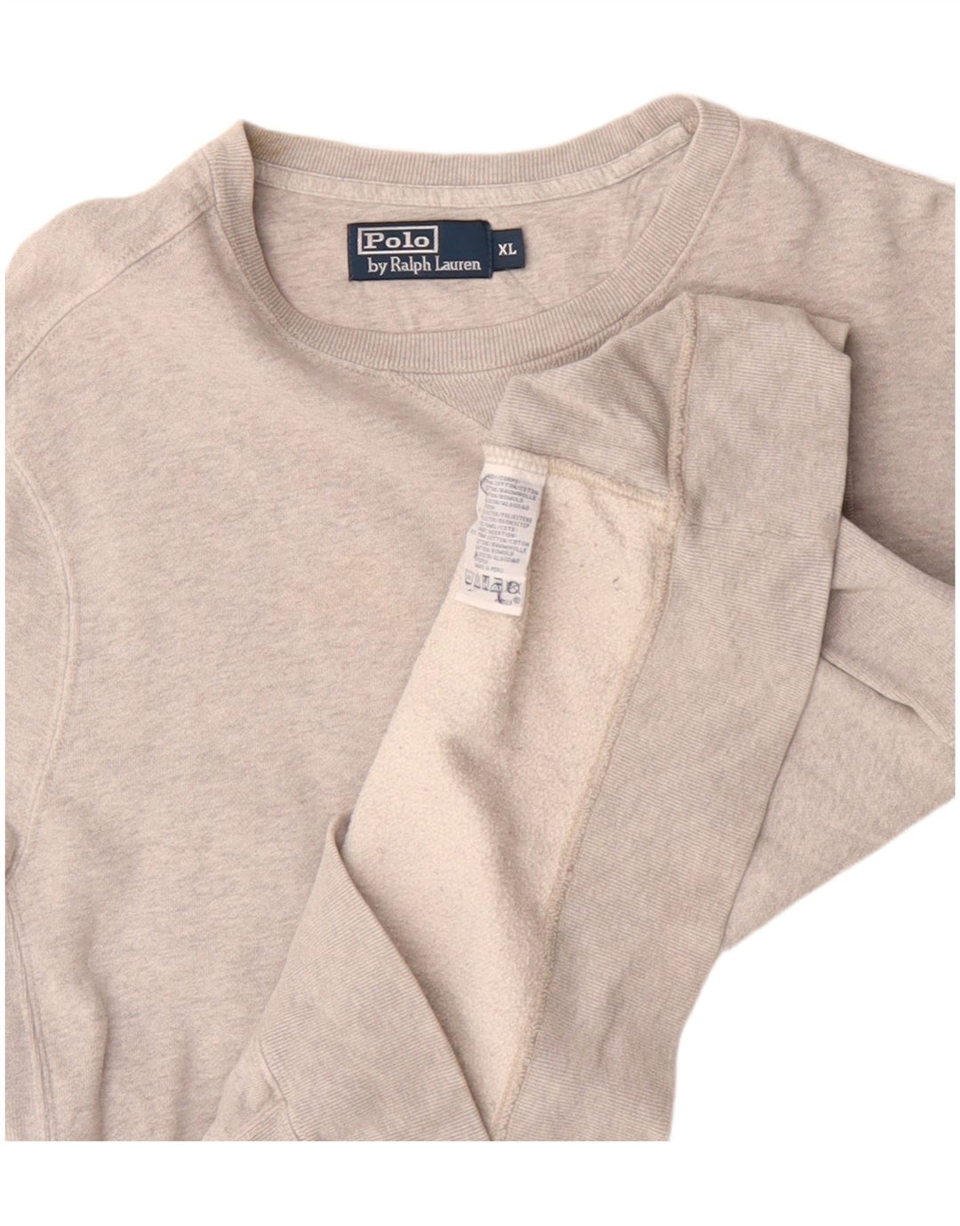 Polo Ralph Lauren Hombre Sudadera Jumper XL Gris Algodón