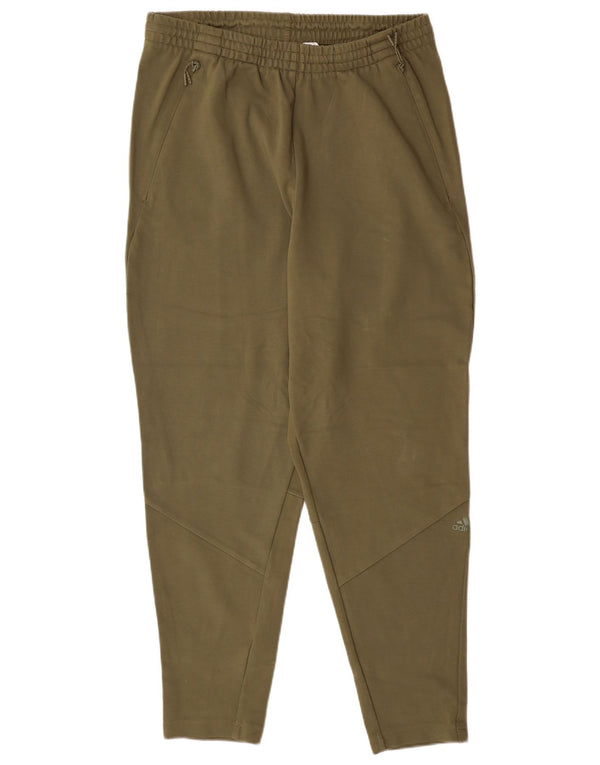 ADIDAS Pantalones de chándal para hombre Rayón caqui grande