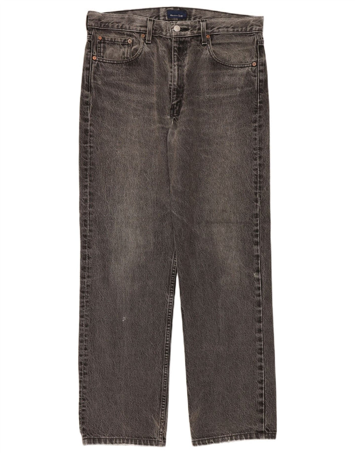 Massimo Dutti Vaqueros Rectos Hombre EU 44 Large W34 L30 Gris