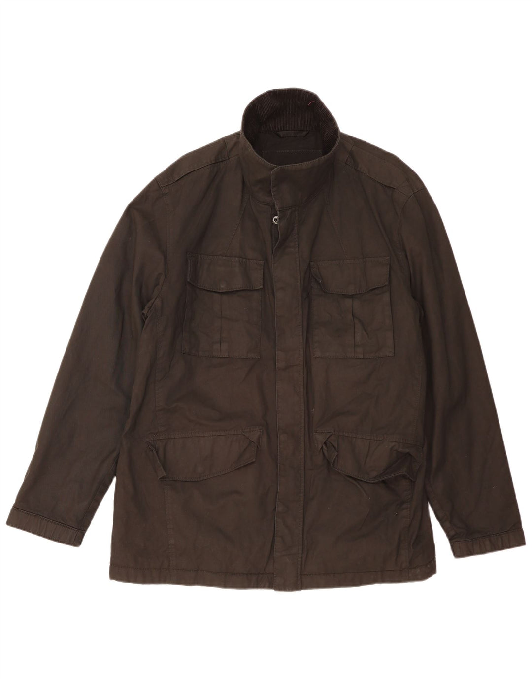 Marks & Spencer Chaqueta utilitaria para hombre UK 44 2XL Algodón negro
