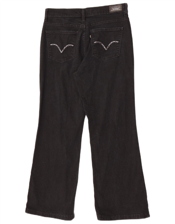 Levi's Jeans 512 adelgazantes con corte de bota para mujer US 8 Medium W27 L28 Algodón negro