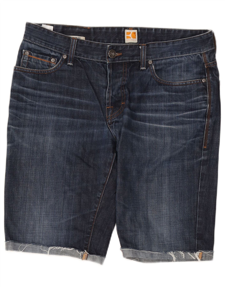 Pantalones cortos de mezclilla Hugo Boss para hombre W36 azul grande