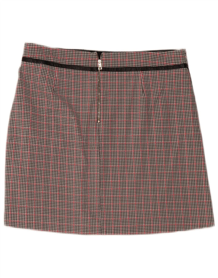 Minifalda Liu Jo para mujer IT 48 XL W36 Viscosa de pata de gallo multicolor