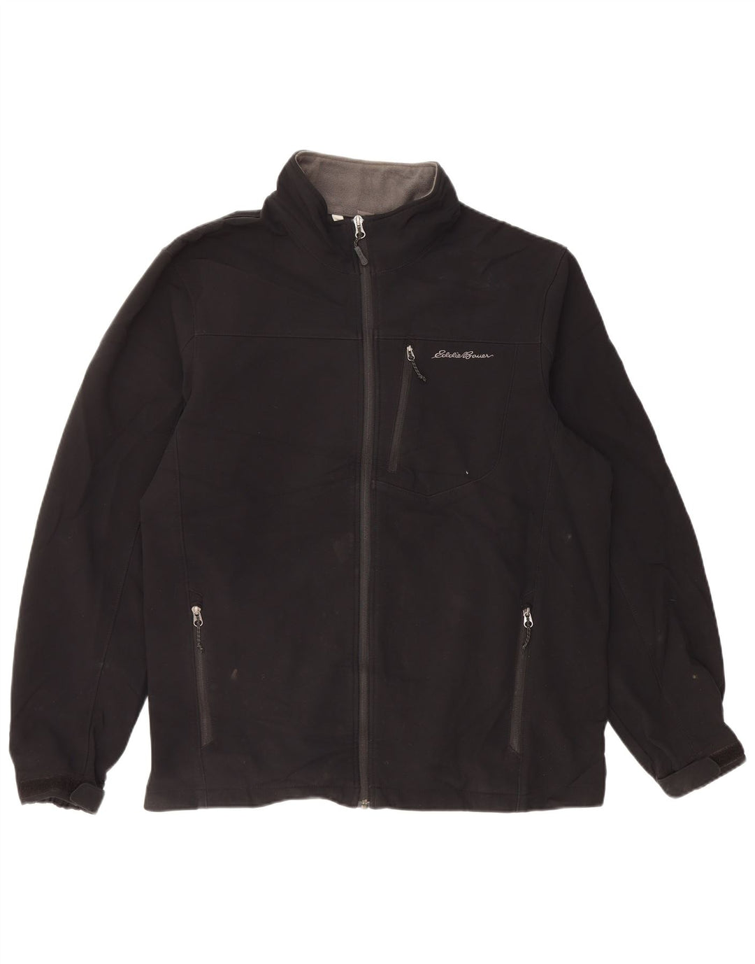 EDDIE BAUER Chaqueta cortavientos para hombre UK 42 XL Poliéster negro