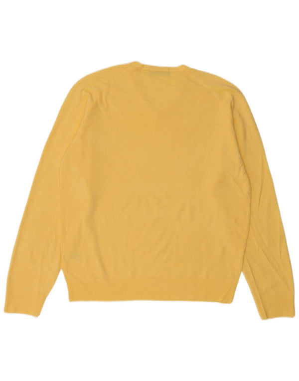 Marks & Spencer Jersey con Cuello en V para Hombre Acrílico Amarillo Medio