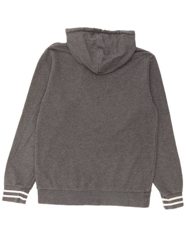 Sneaker Freak Sudadera con capucha gráfica para hombre Jersey grande de algodón a rayas gris