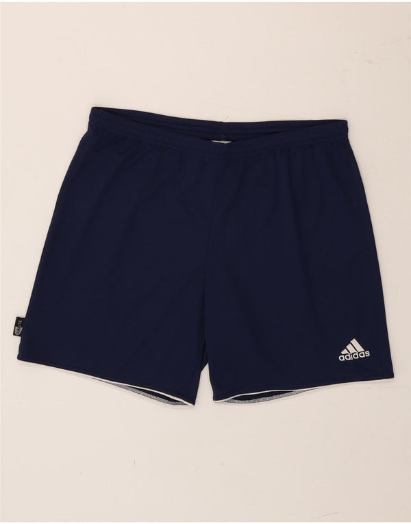 Adidas Mens Climalite Sport Shorts Grande Azul Marino Poliéster