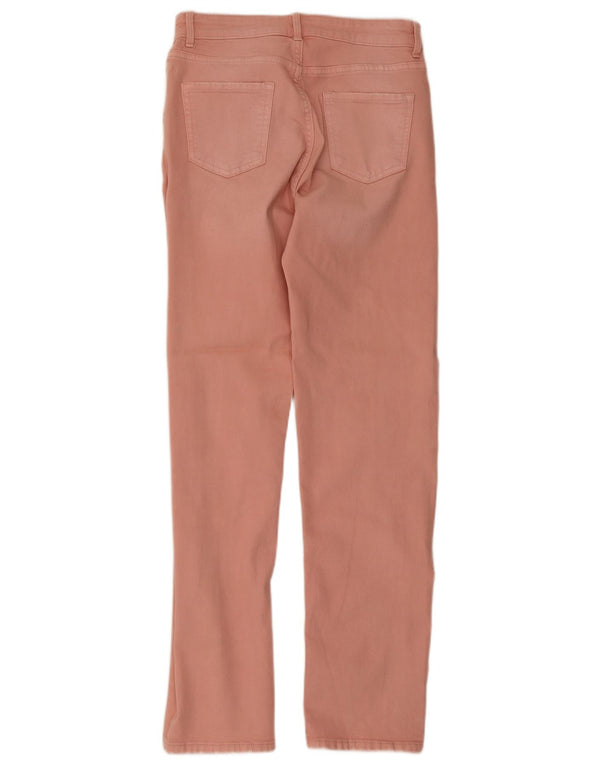 Marks & Spencer Vaqueros Rectos de Corte Regular para Mujer UK 10 Small W28 L31 Rosa