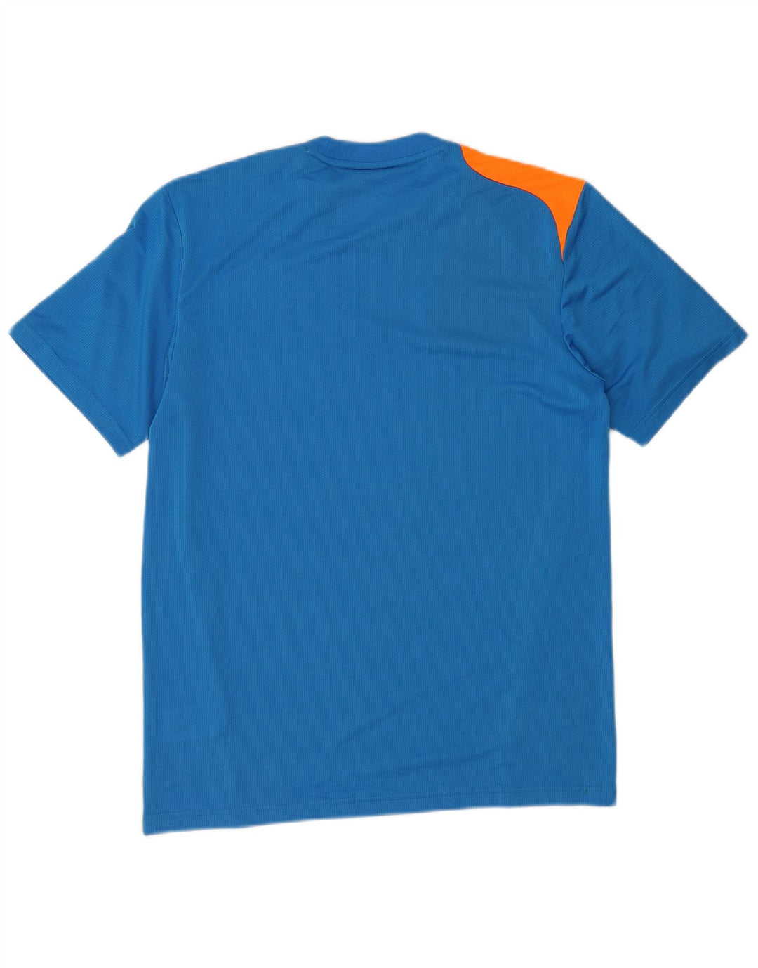 Adidas Hombre Camiseta Gráfica Top Azul Medio Colorblock Poliéster