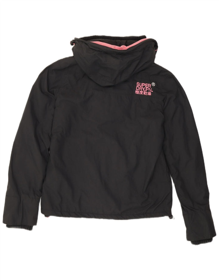 Superdry Chaqueta Cortavientos con Capucha Windcheater para Mujer UK 44 Gris Medio