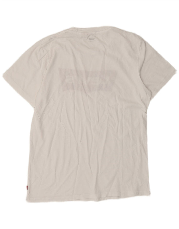 LEVI'S Mens Graphic T-Shirt Top Small White
