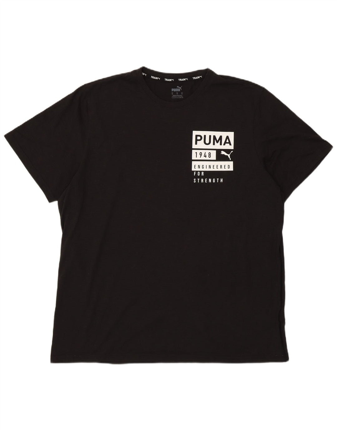 Puma Camiseta gráfica para hombre Top XL Poliéster negro
