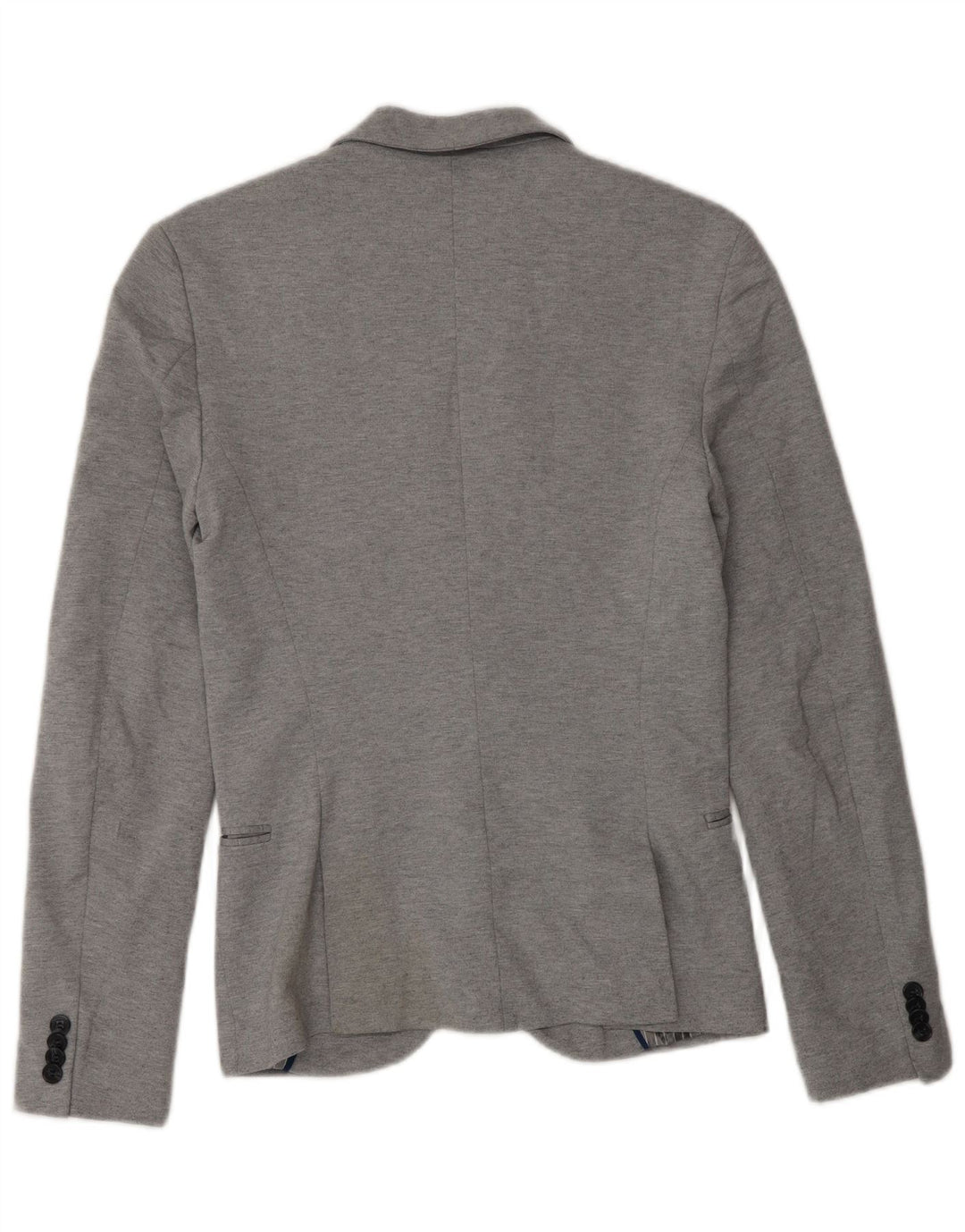 Zara Chaqueta tipo blazer con 1 botón para hombre UK 36 Small Grey