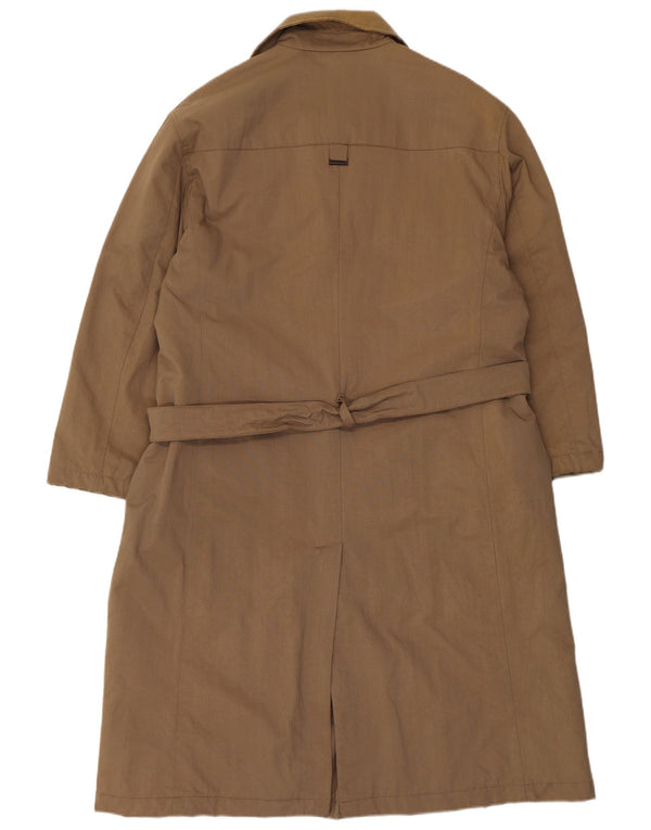 Trussardi Jeans Mens Trench Coat IT 50 Large Khaki