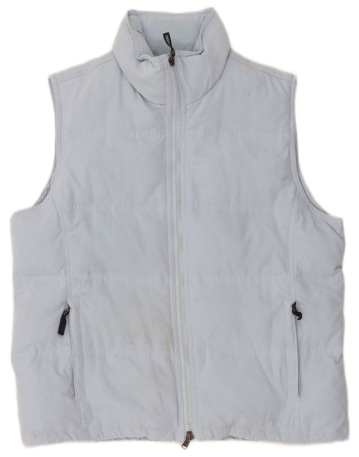 Musto Chaleco acolchado para mujer UK 44 Grande Poliéster azul