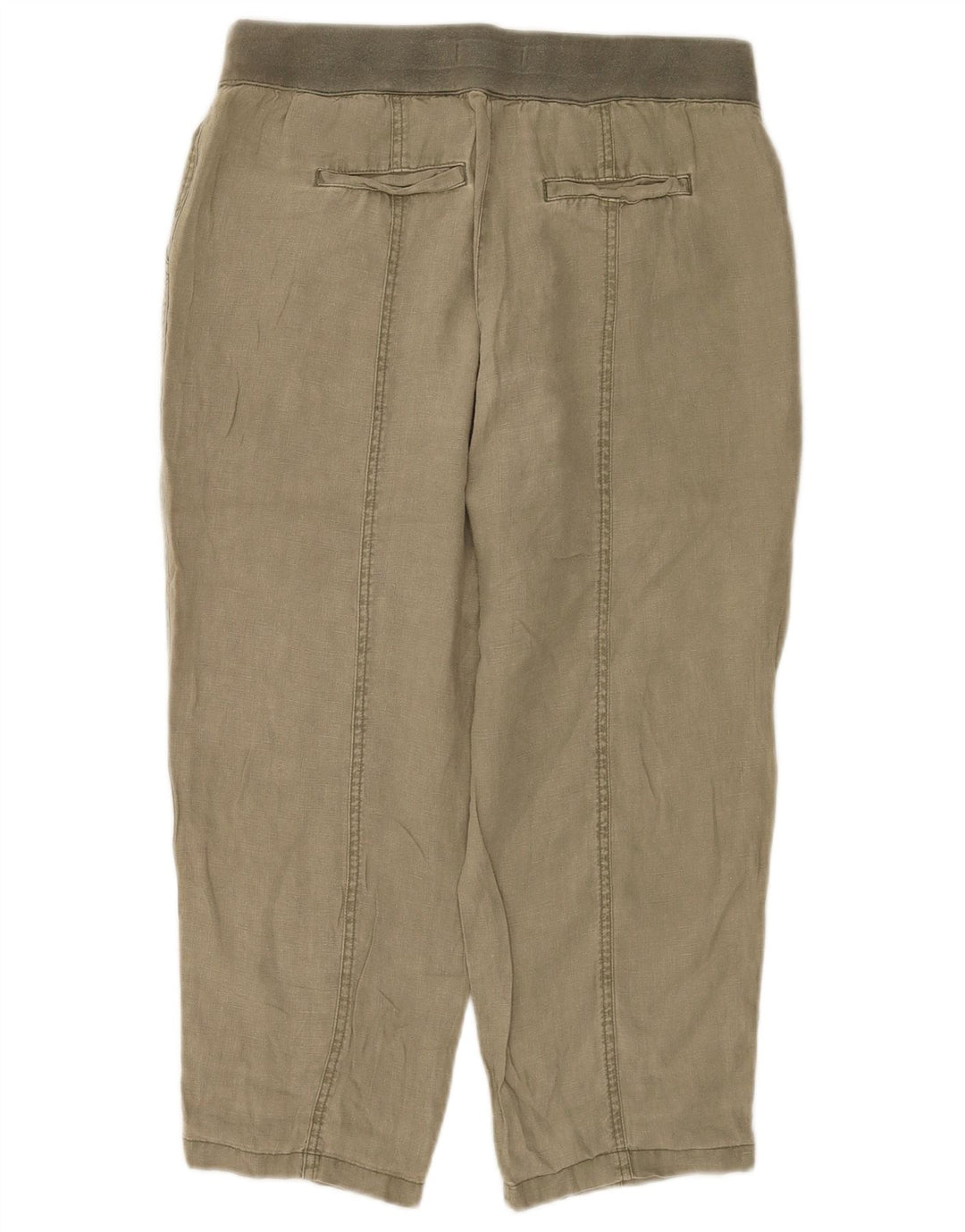 Pantalones cortos para mujer White Stuff UK 40 Medium W32 L23 Caqui Lino