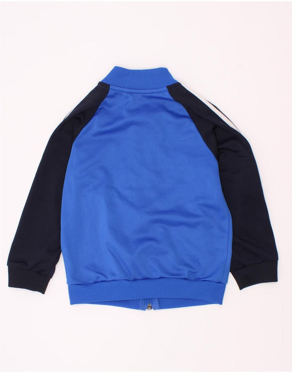 Adidas - Chaqueta de chándal para niño, 2-3 años, color azul, poliéster
