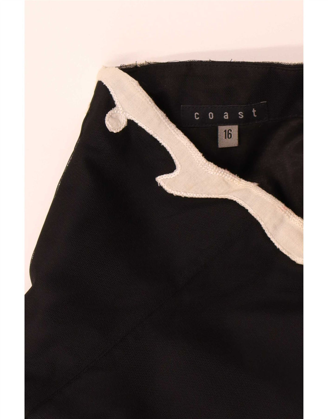 Vestido sin tirantes para mujer Coast UK 46 Poliéster floral negro grande