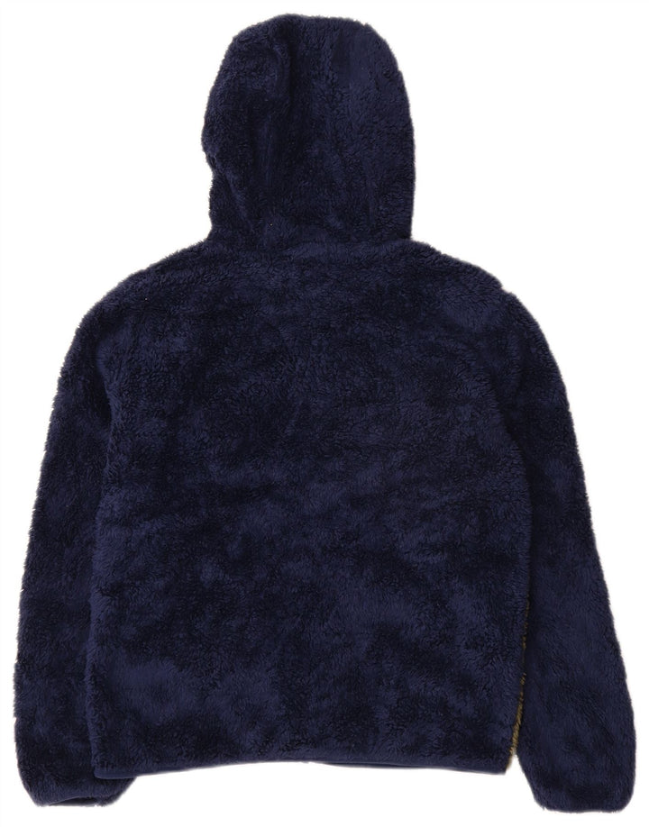 Eddie Bauer Chaqueta polar para niño 10-11 años Mediana Azul marino Colorblock