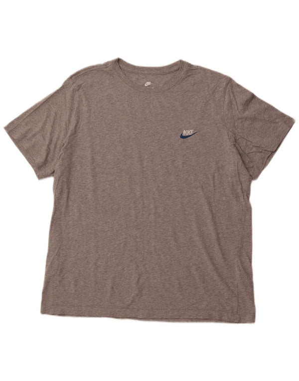 Camiseta NIKE Hombre Top XL Gris Algodón